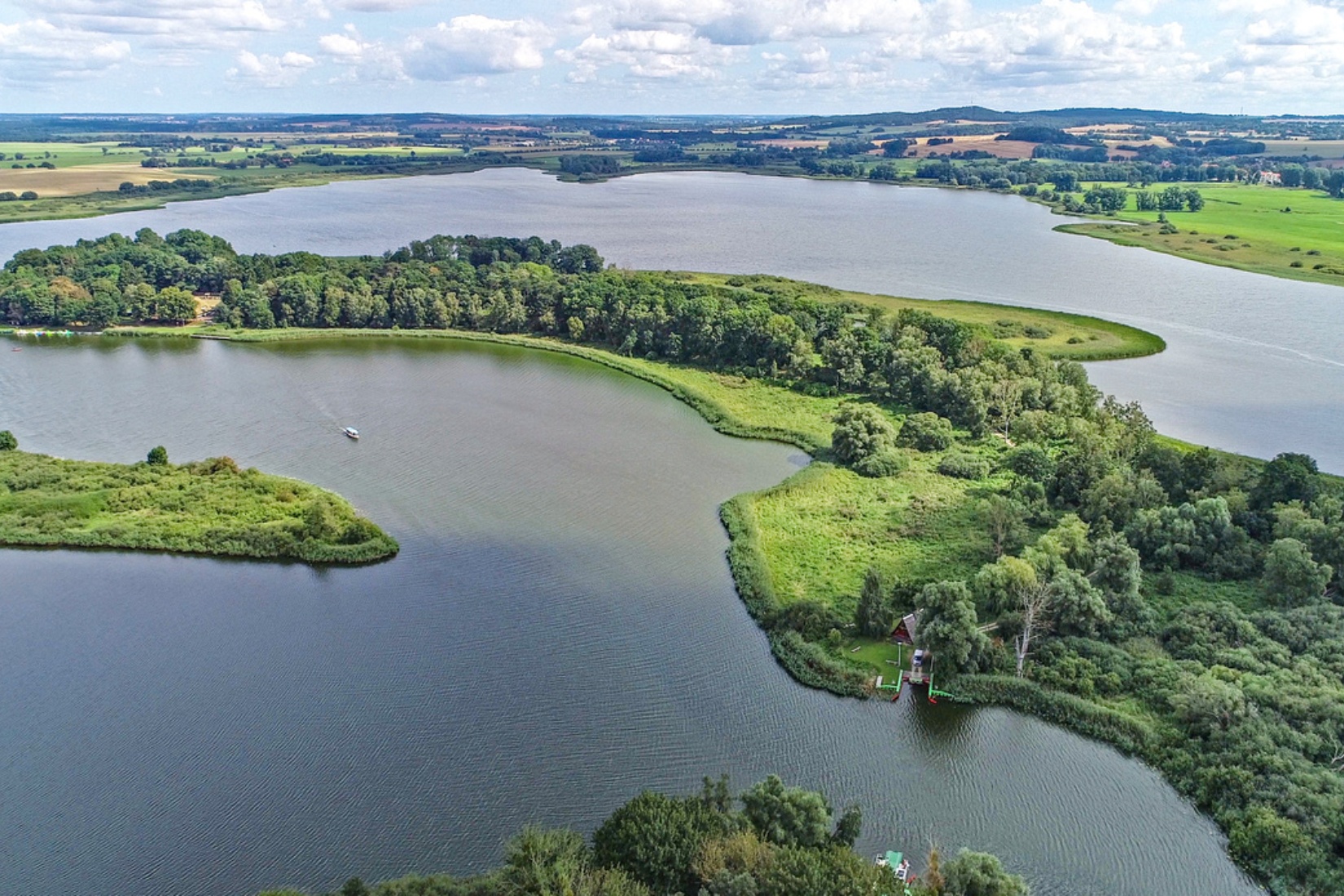 Burgwallinsel im Teterower See © TMV/Gohlke