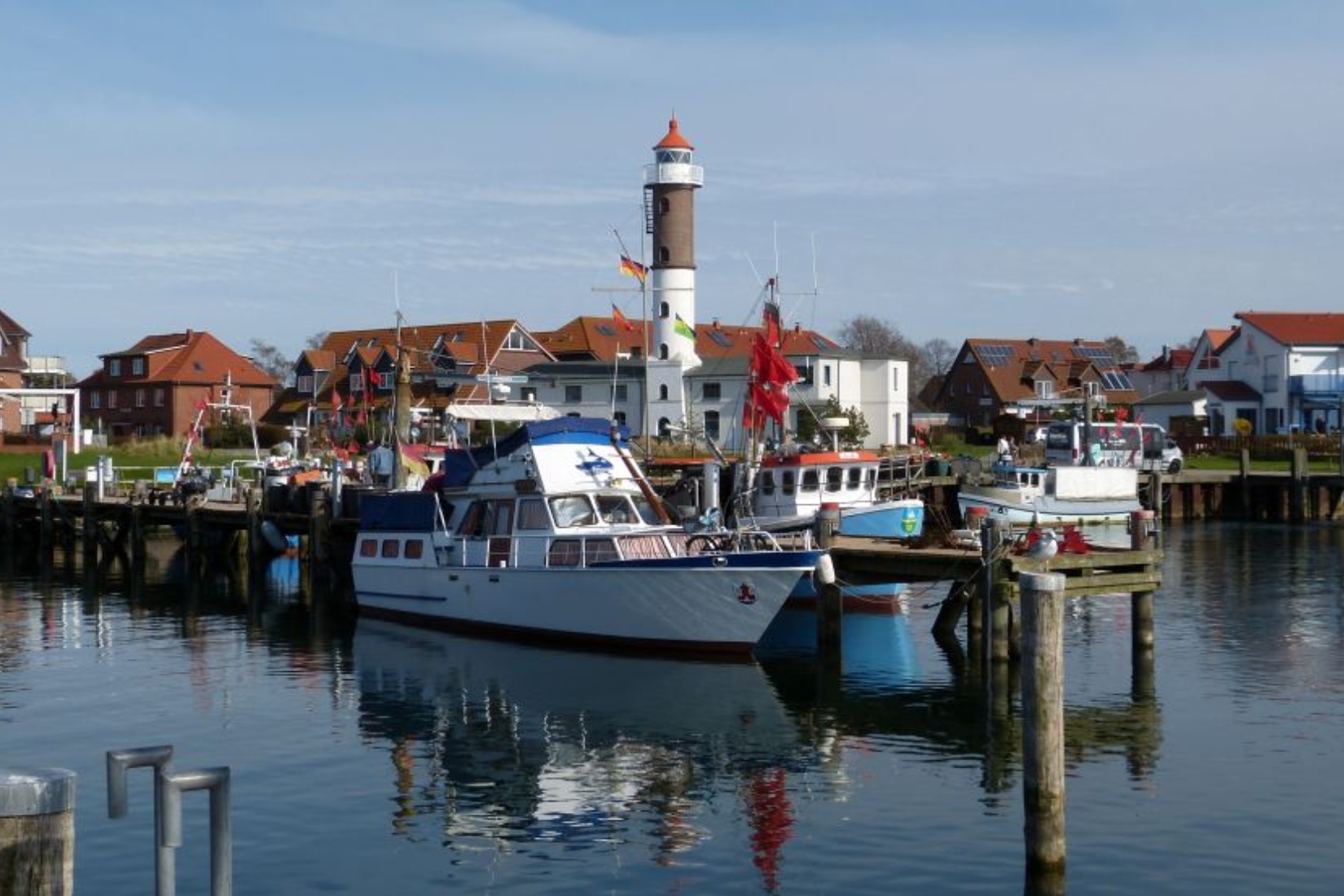 Hafen und Leuchtturm von Timmendorf © VMO, M. Jeschke