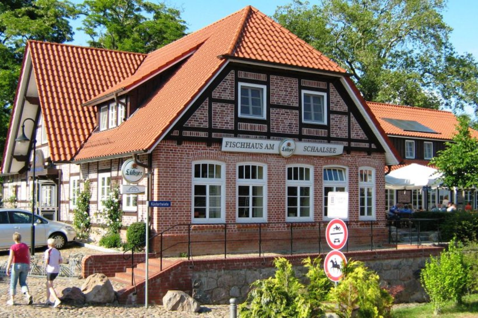 Das Fischhaus am Schaalsee liegt in einer ruhigen, ländlichen Atmosphäre Fischhaus am Schaalsee