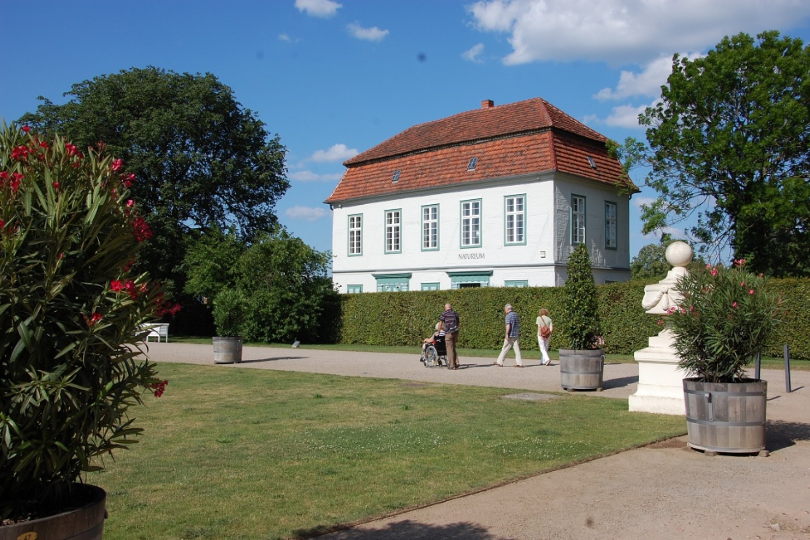 Das Natureum befindet sich hinter dem Schloss. Gabriele Skorupski