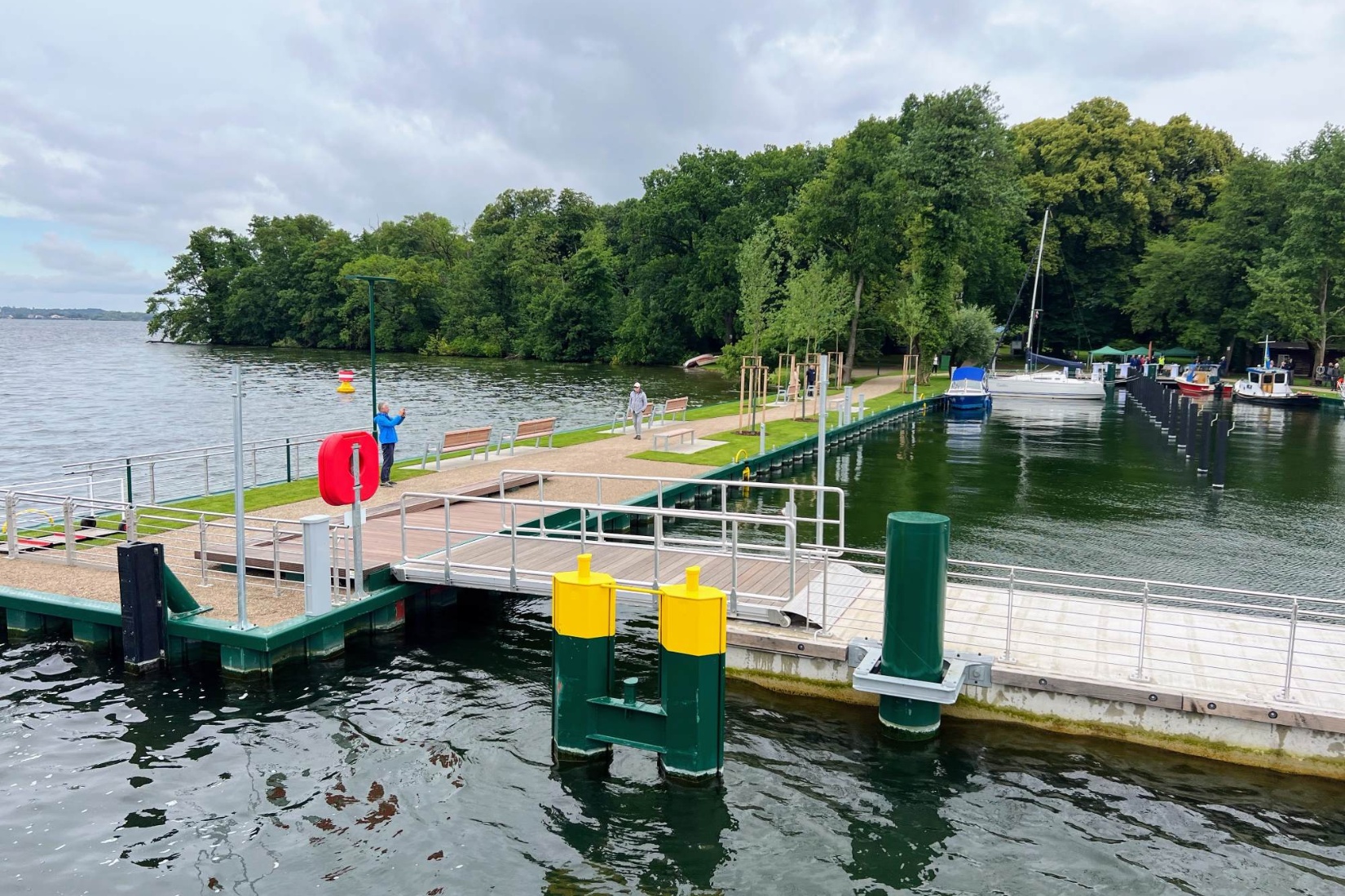 Insel Kaninchenwerder - Wasseransicht LHSN/Michaela Christen