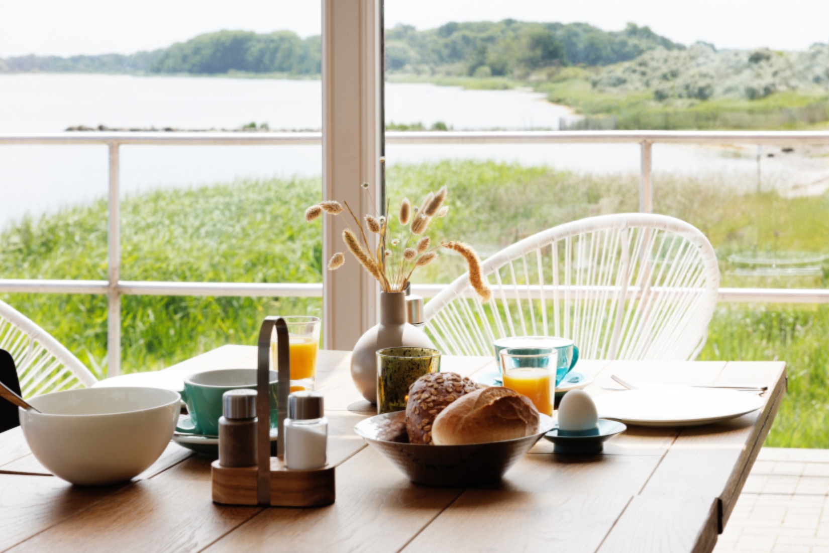Tägliches Frühstück im Marina Café & Bistro am Meer © Bades Huk Ferienresort