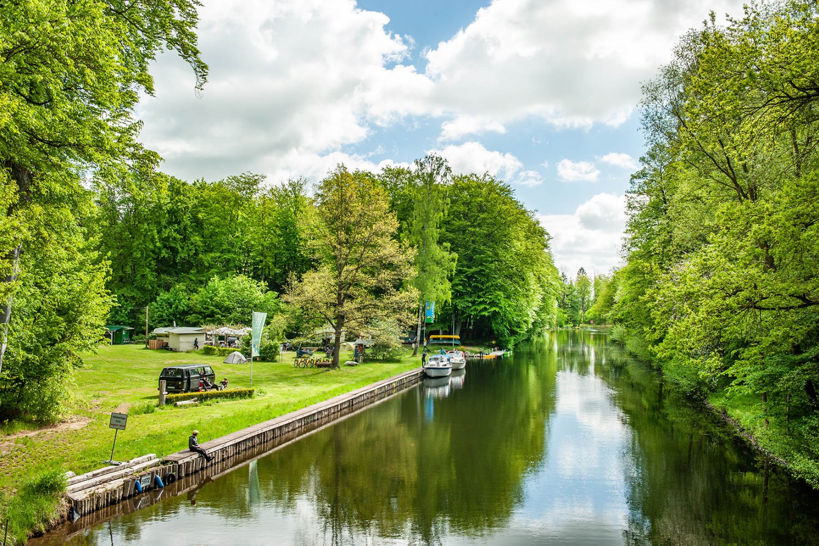 Wasserwanderrastplatz Kuppentin / Naturcamping & Hafen Bermudadreieck