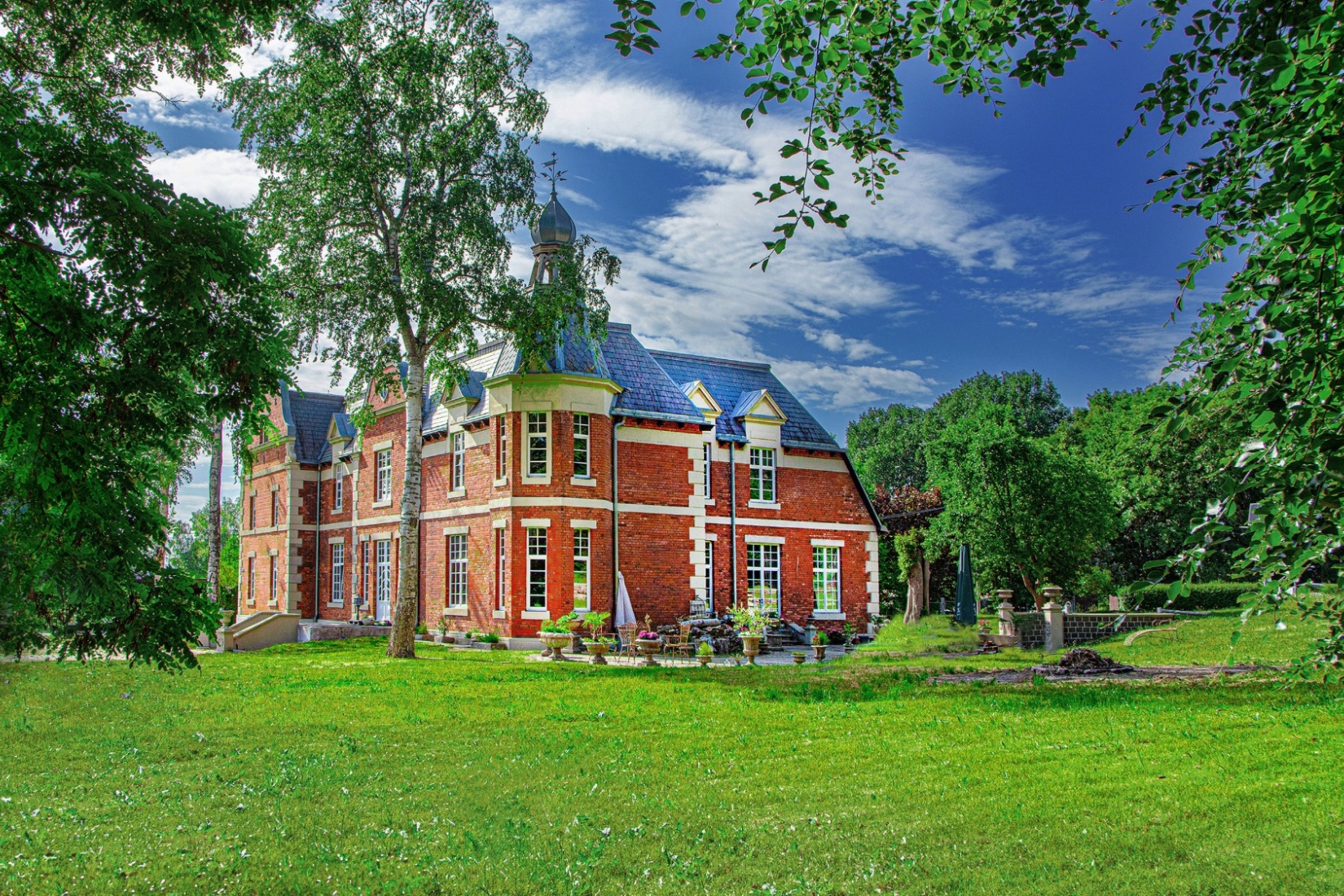 In dieser Idylle fällt es leicht, die Seele baumeln zu lassen © Herrenhaus Brookhusen / T. Paulus