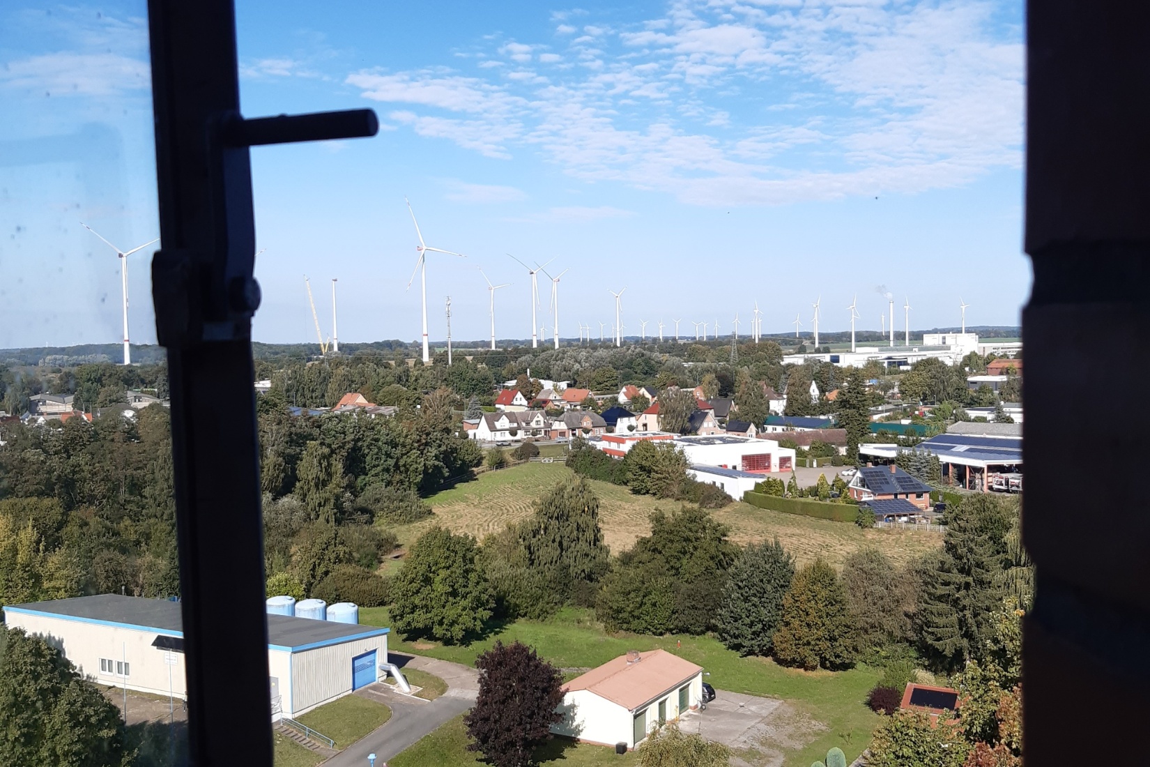 Genießen Sie den Ausblich vom Alten Wasserturm in Lübz Stadt Lübz