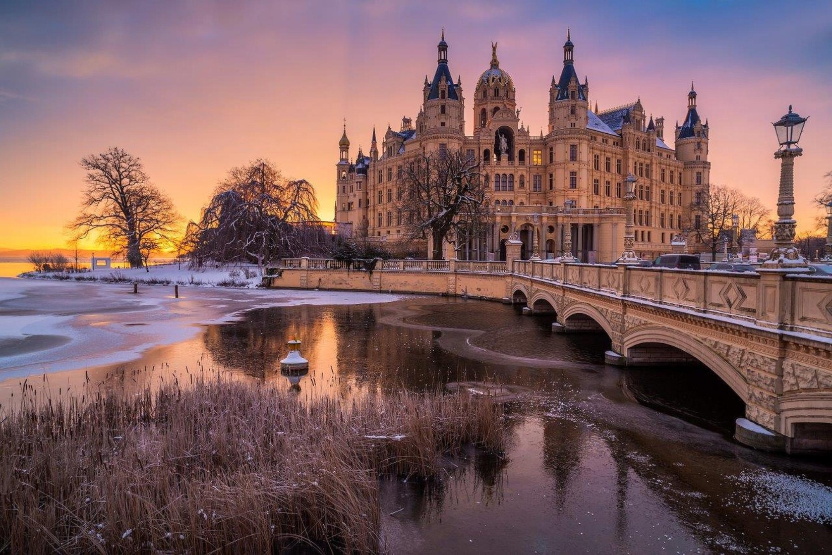 Schloss Schwerin im Winter_Fotograf Timm Allrich © SSGK M-V © SSGK MV / Timm Allrich