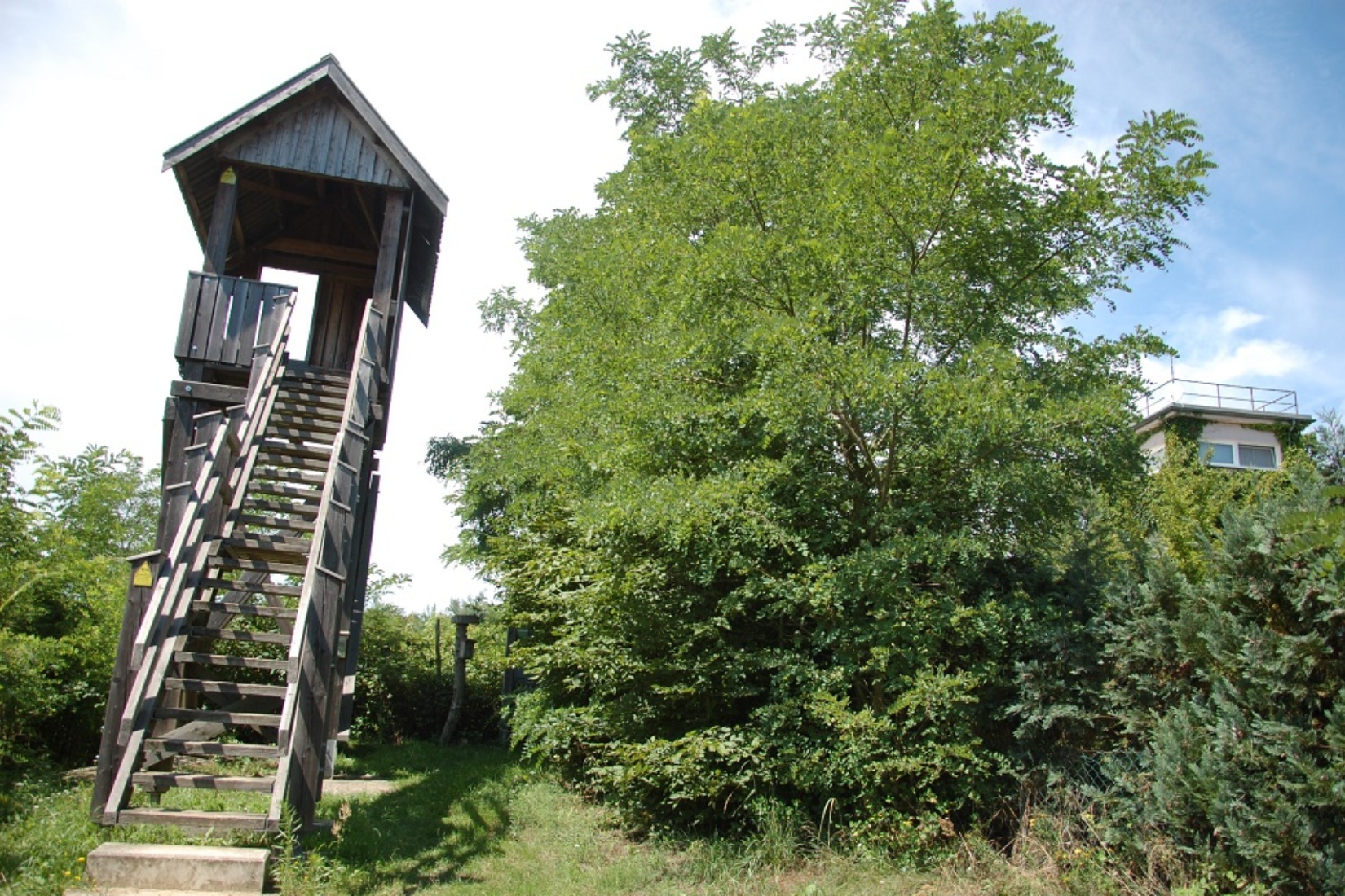 Der Aussichtsturm und der ehemalige Grenzturm von Rüterberg. Gabriele Skorupski