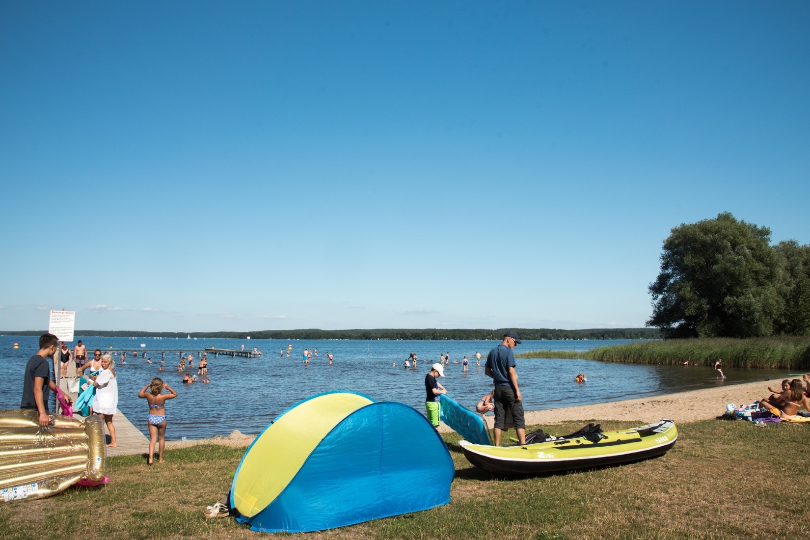 Plauer See - Badestelle Strandbad OT Plötzenhöhe