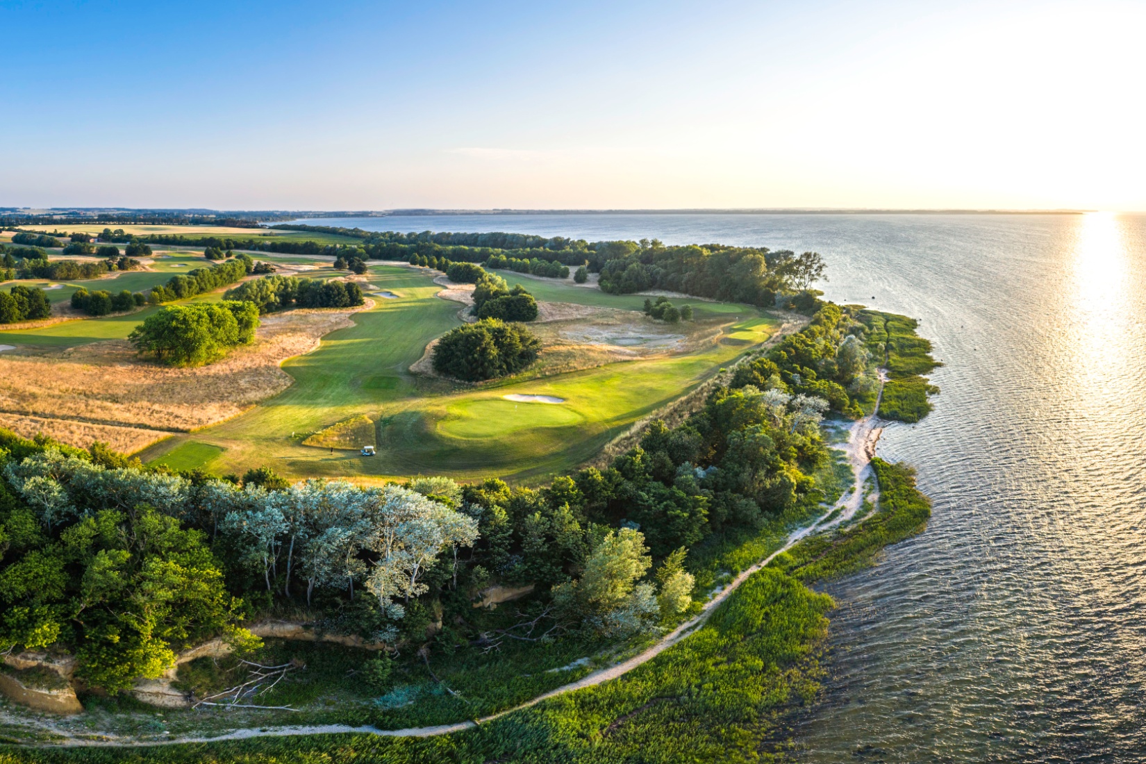 Luftbild Bahn 4 © Bades Huk Golfclub