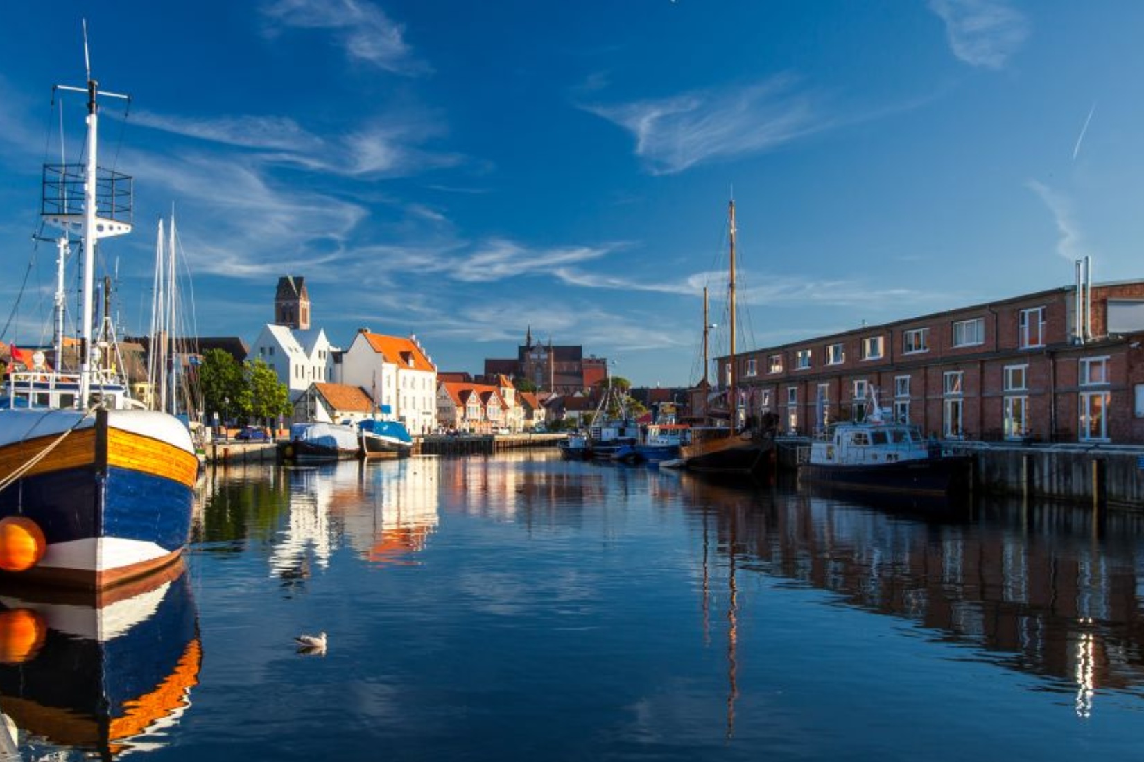 Ein Highlight der Hansestadt - Der Alte Hafen Wismars © TZ Wismar, Alexander Rudolph